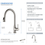 Thumbnail: Mesa Single Handle Pull Down Kitchen Sink Faucet - CKF-2005