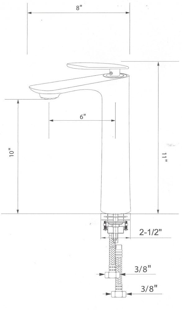 Thumbnail: Handle Vessel Faucet- KSB1102