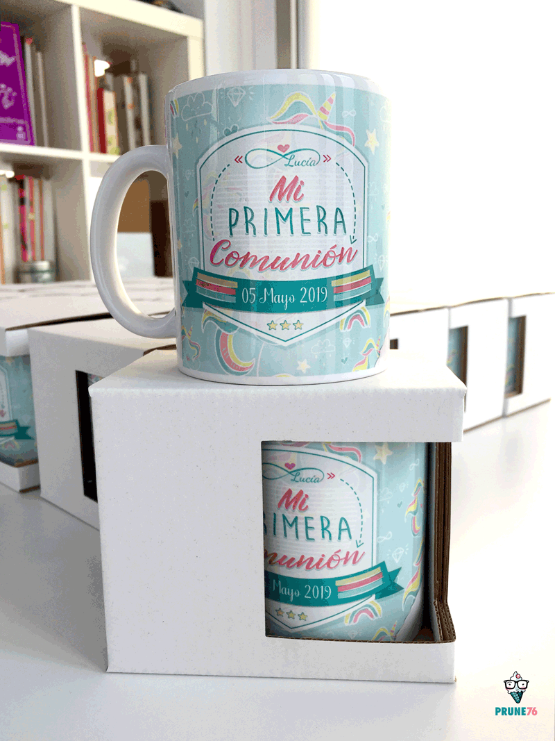 animado Taza Personalizada Comunión