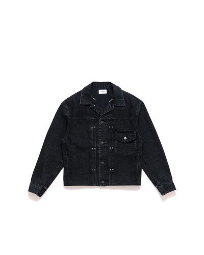 ジャケット・アウター black Knight denim jacket tanakadaisuke Tanaka Daisuke】Silver metal black denim jacket | loop