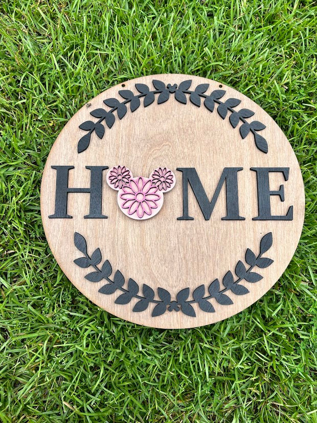 Thumbnail: Mouse Ears for All Seasons – Interchangeable HOME Sign