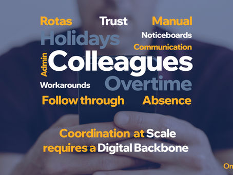 Coordination at Scale requires a Digital Backbone