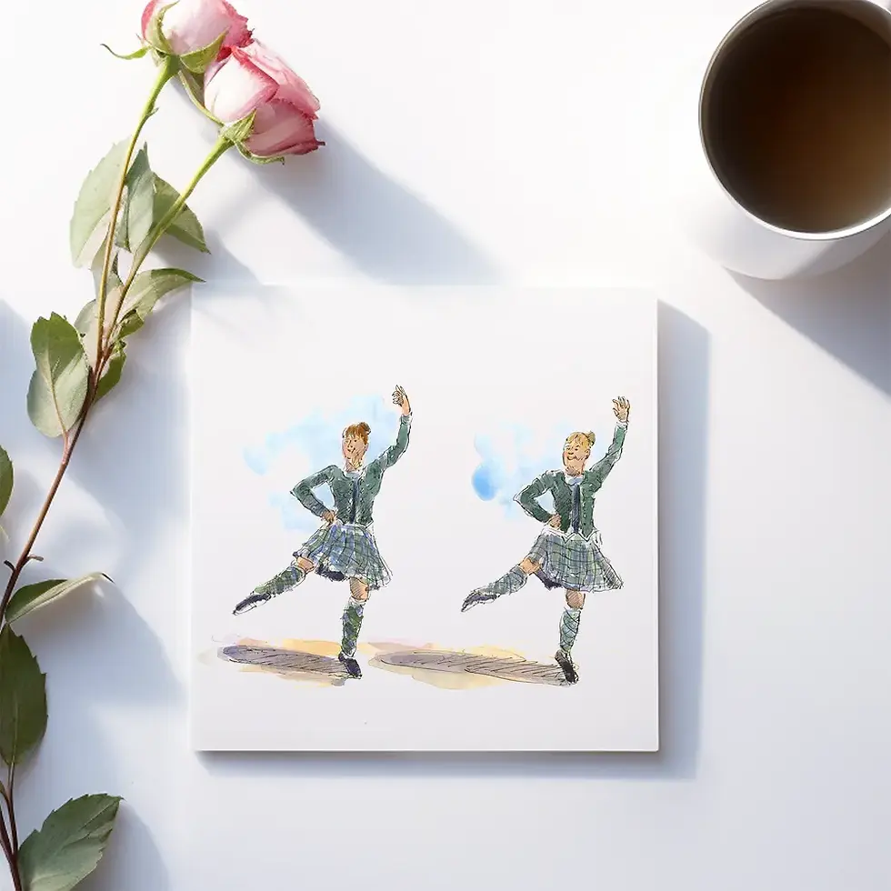 High land dancers