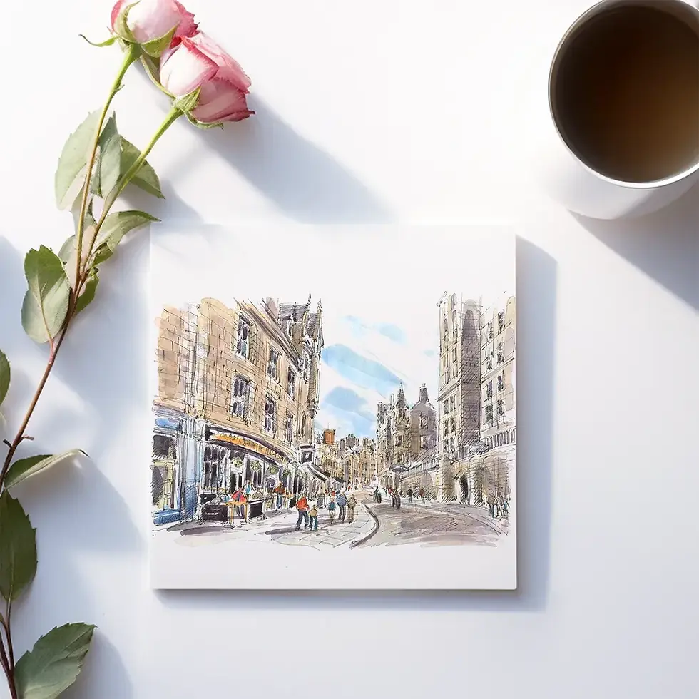 A stroll along Cockburn Street, Edinburgh