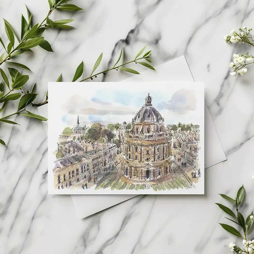 Overlooking Radcliffe Square, Oxford