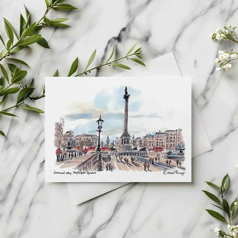 Summer's day, Trafalgar Square