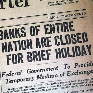 FDR Reorganizes Banks After Collapse - March 1933