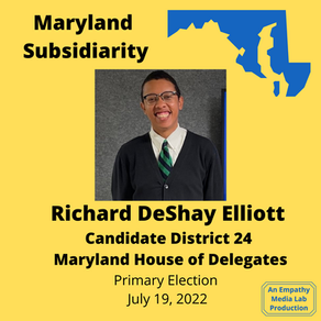 Richard DeShay Elliott - Candidate District 24 Maryland House of Delegates