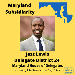 Jazz Lewis - Delegate Representing District 24 - Maryland House of Delegates 