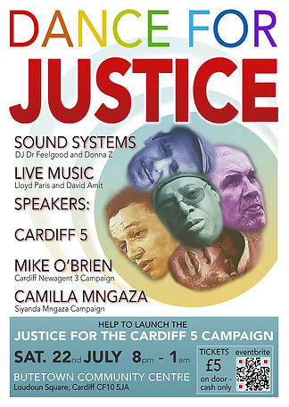 Flyer for our Dance for Justice event.
