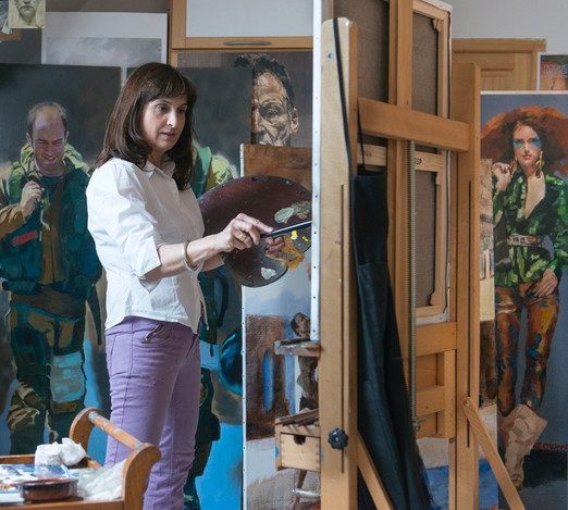 -OLIVIA GAY Roche Gardies peintre portra