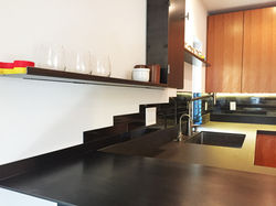 transition from backsplash