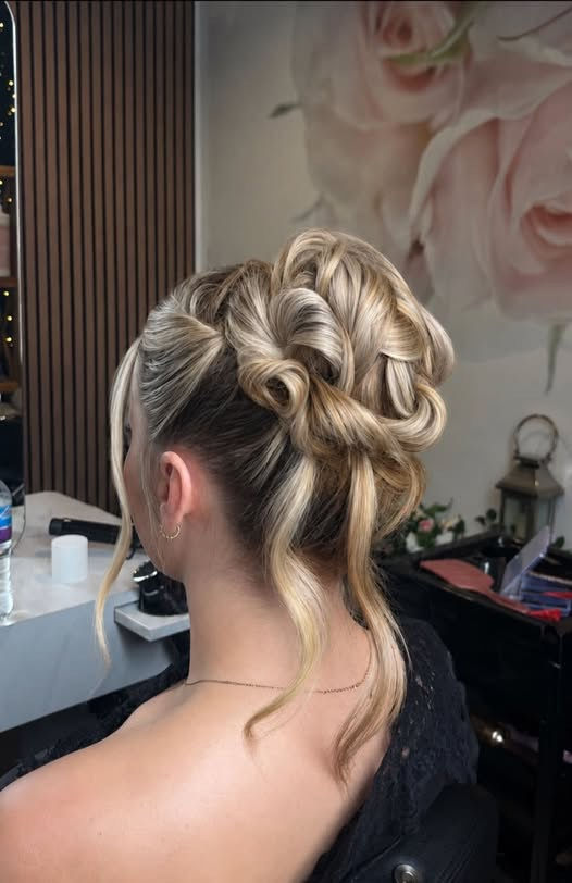 Hair up styling service at The Granite Spa Aberdeen