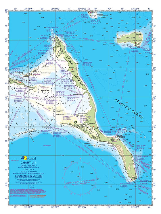チャートギャラリー　ChartGalleryStandard 5 Long Island Chart | Explorer Chartbooks