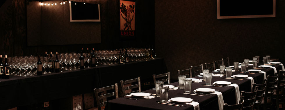 an event room set up and ready