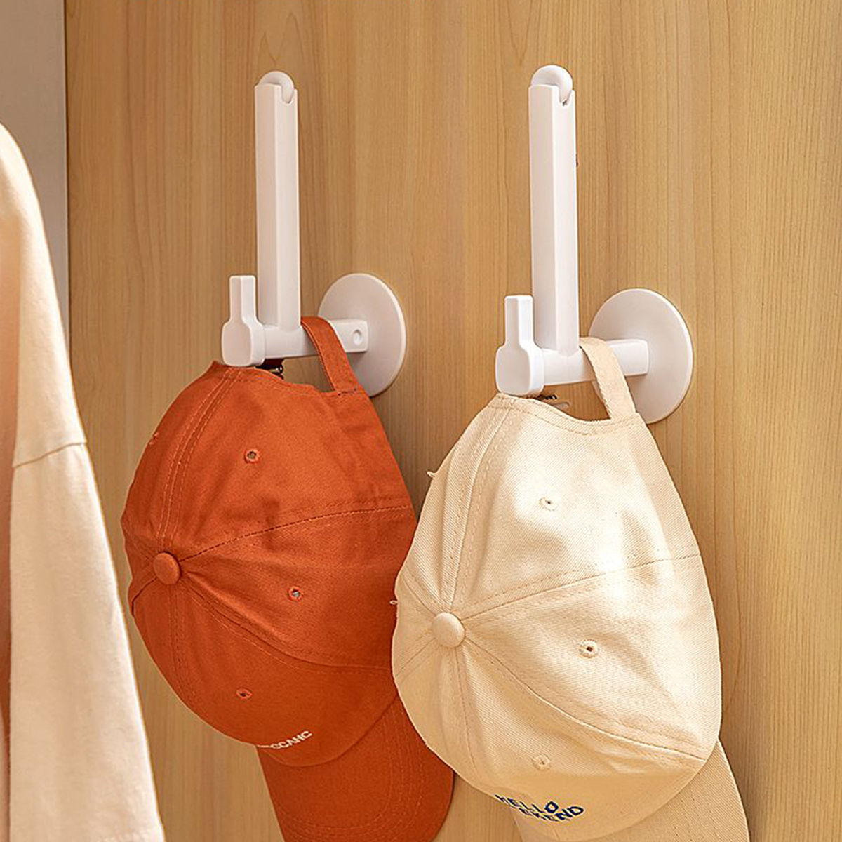 Coat, Hat, Clothes Rack 