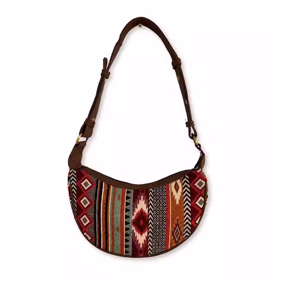 Thumbnail: Jacquard Hobo Bag