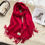 Thumbnail: Fringed Long Scarf 