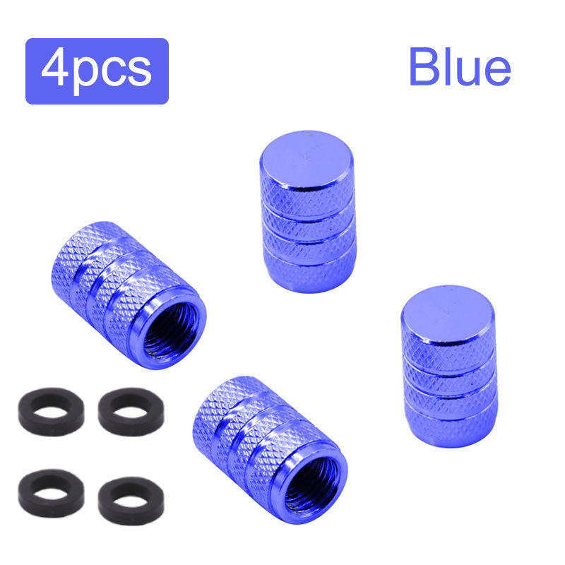 Thumbnail: Knurled Tire Valve Stems Caps