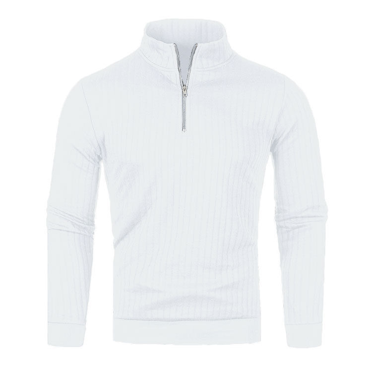 Thumbnail: Half Zip Knitted Pullover 