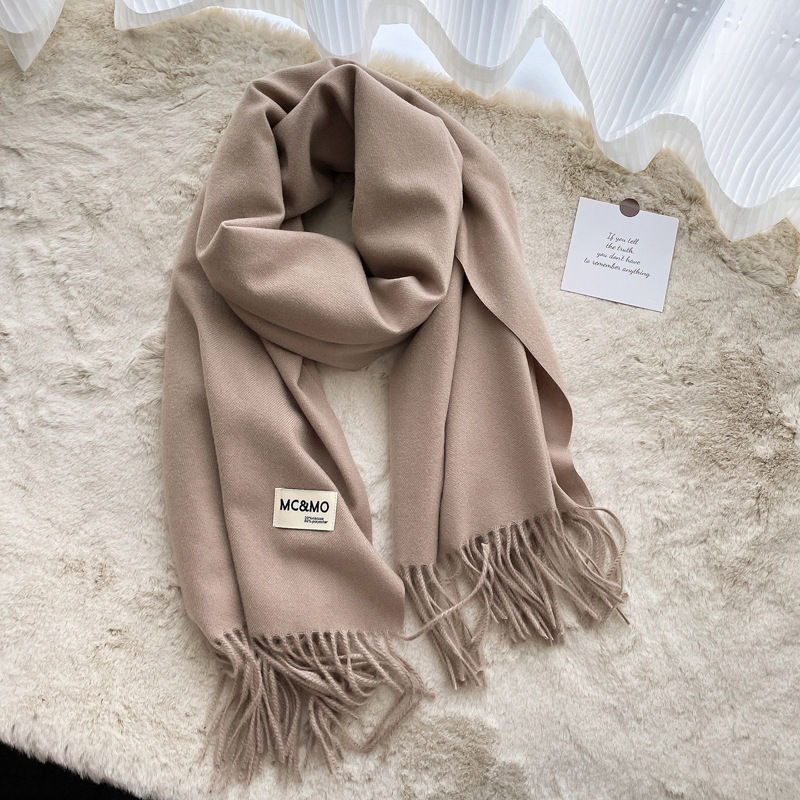 Thumbnail: Fringed Long Scarf 