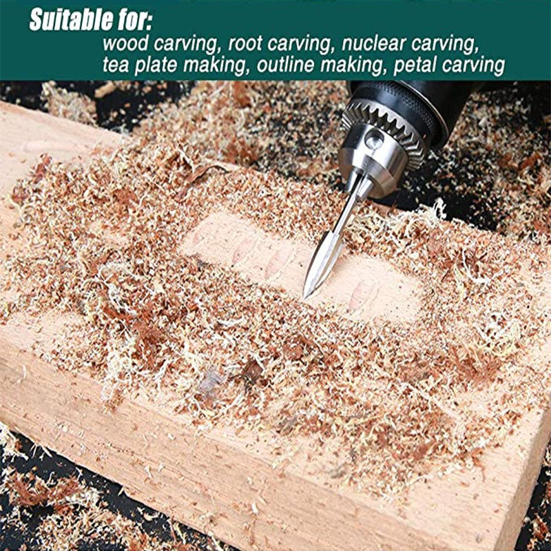Thumbnail: 5 PCS Set Wood Carving Drill Bits
