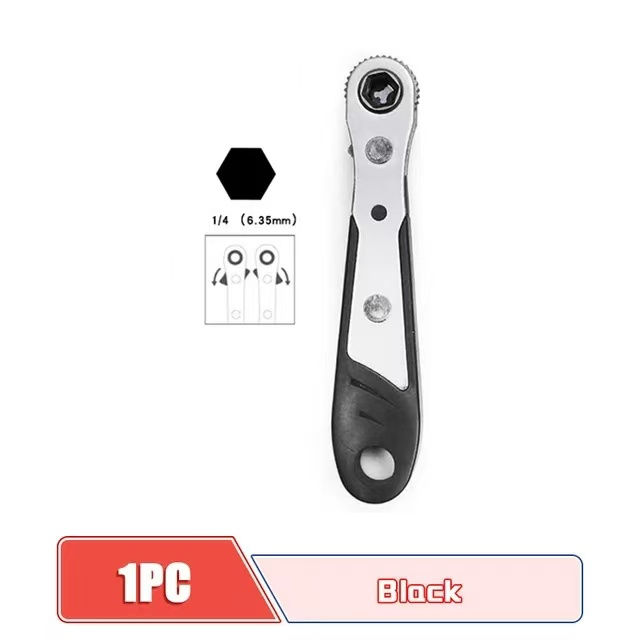 Thumbnail: Right Angle Ratchet Wrench Screwdriver Socket 