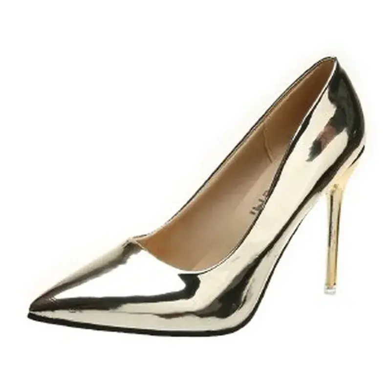 Thumbnail: Fashion Silver-Gold Stilettos