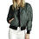 Thumbnail: Slim Solid Zipper Jacket grey white background