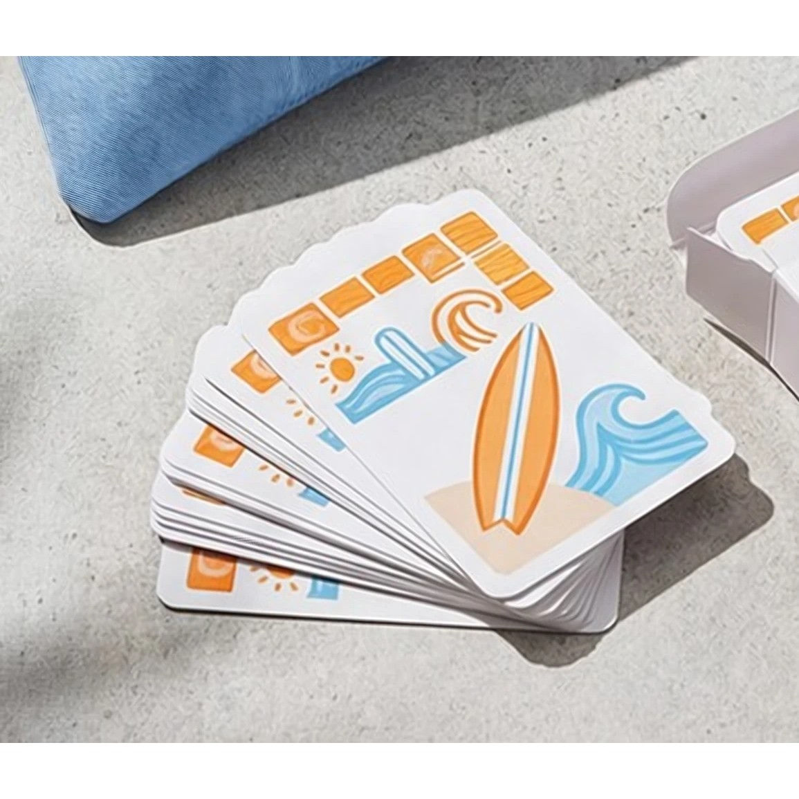 Illustrated Playing Cards - linen, 88 mm - corporate gift, UV printed