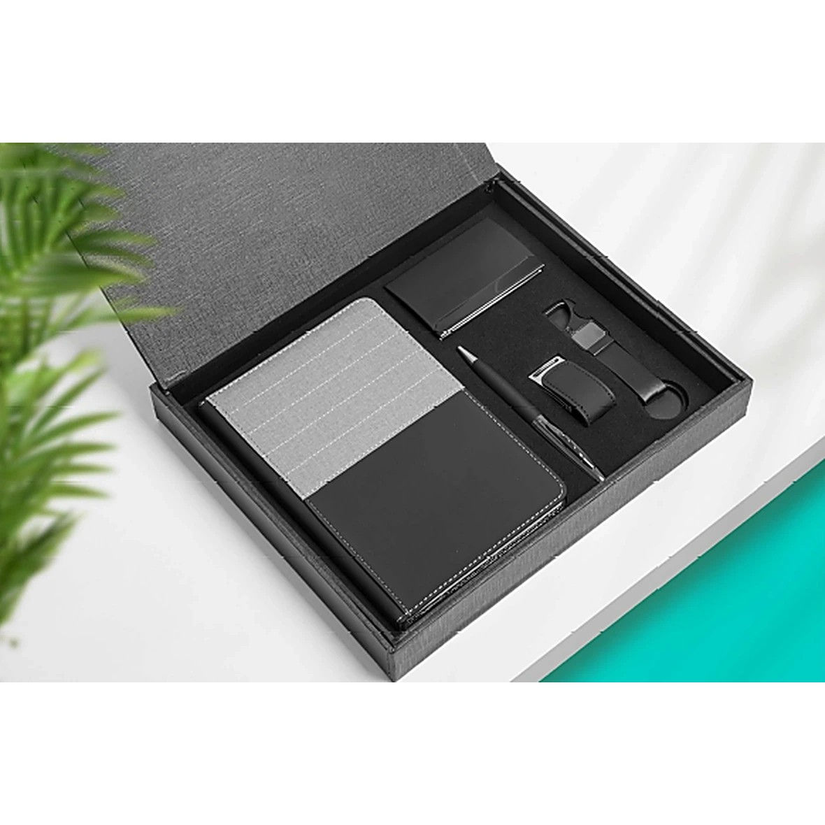 Modern Set Class B - metal, A5 - corporate gift set