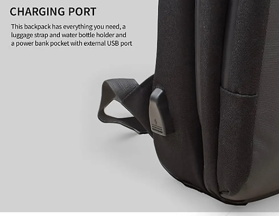 Thumbnail: S-BAG-6 -- Smart Textured Laptop Backpack Bag