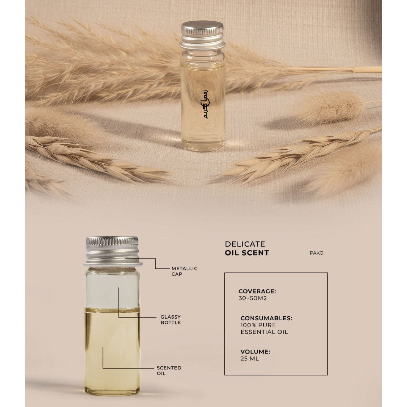 Charming Oil Scent - corporate gift, UV printed