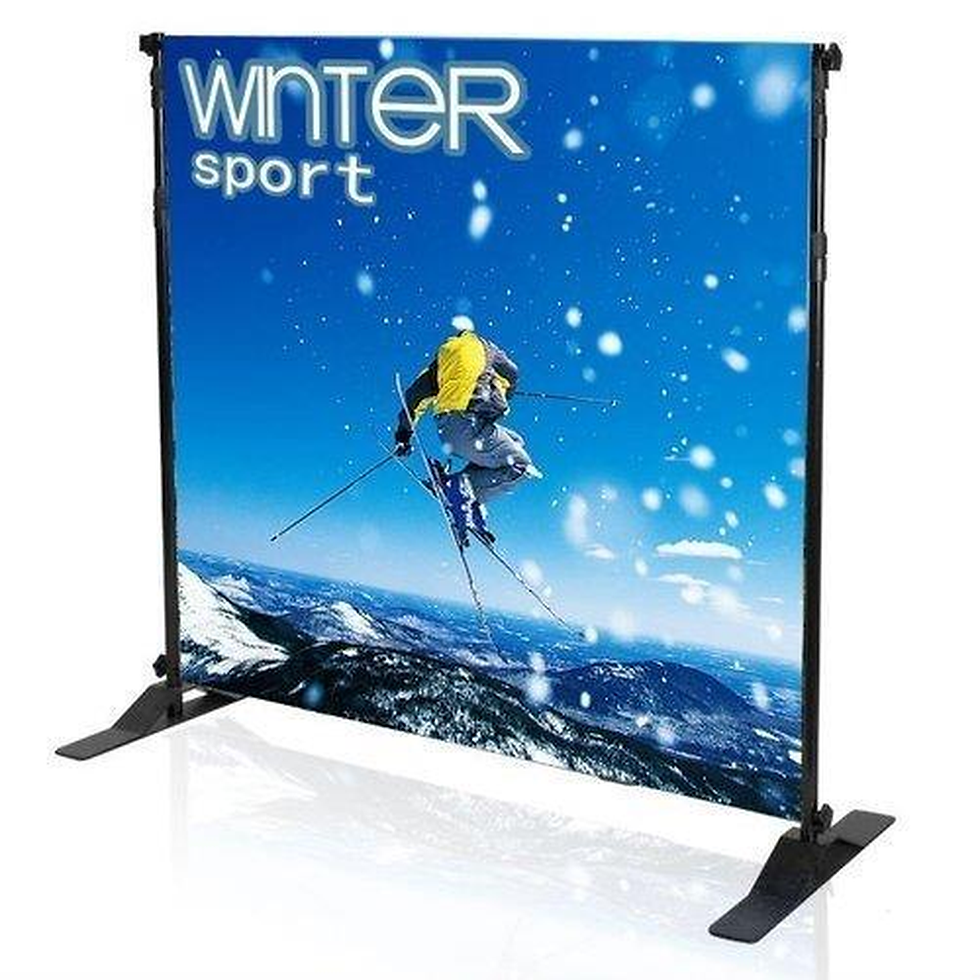 Thumbnail: ADJUSBANNER -- Adjustable Banner Stand