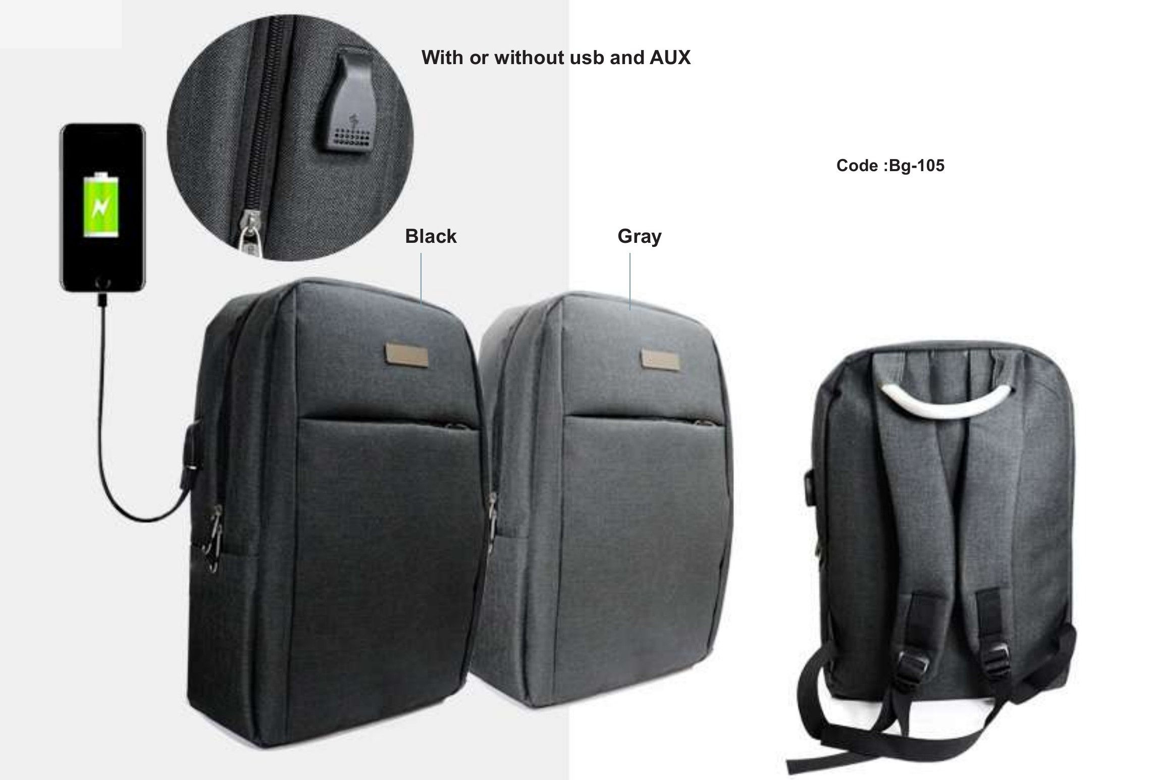 Bg-105 -- Business Bag with USB