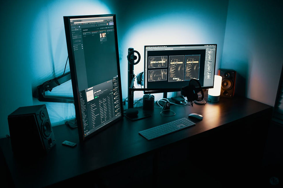 Live event streaming control station with monitors