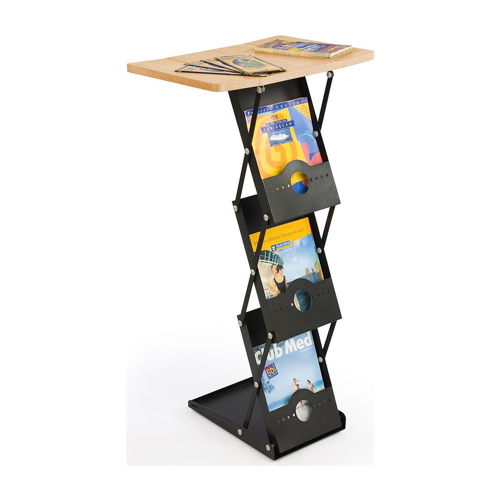 Folding Racks A4 with Table Top - corporate gift, UV printed