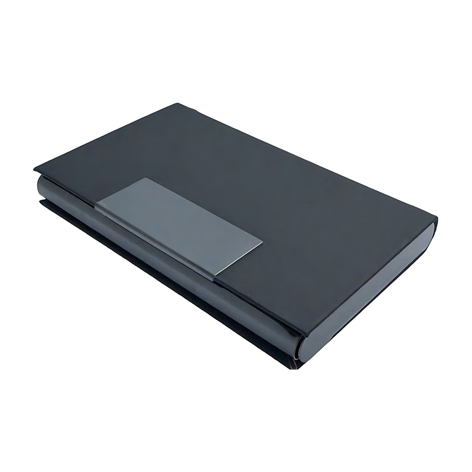 CH11 -- Matte Metal Card Holder with Accent Plate