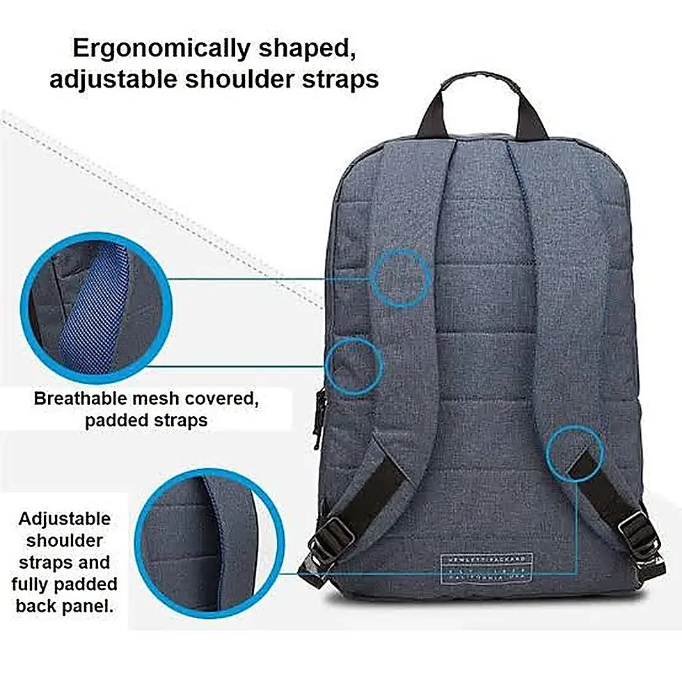 Thumbnail: HP-BAG-44 -- Textured Laptop Backpack
