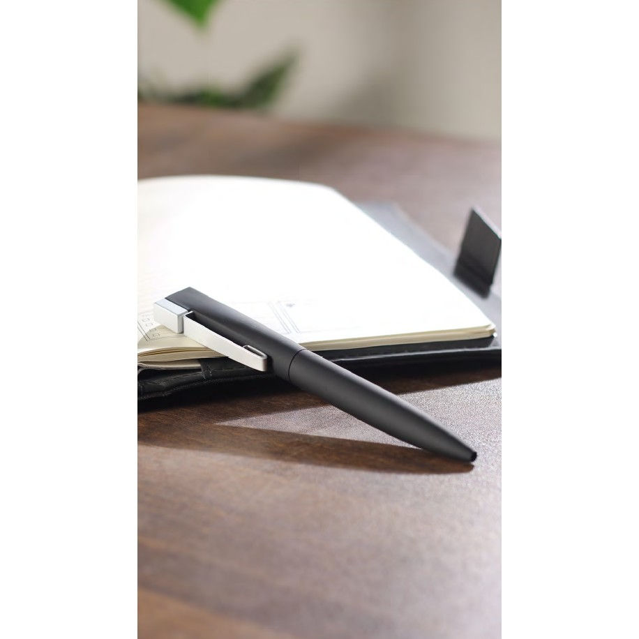 Elegant Flash Memory Pen - black metal body, 32GB usb flash storage - corporate gift, UV printed