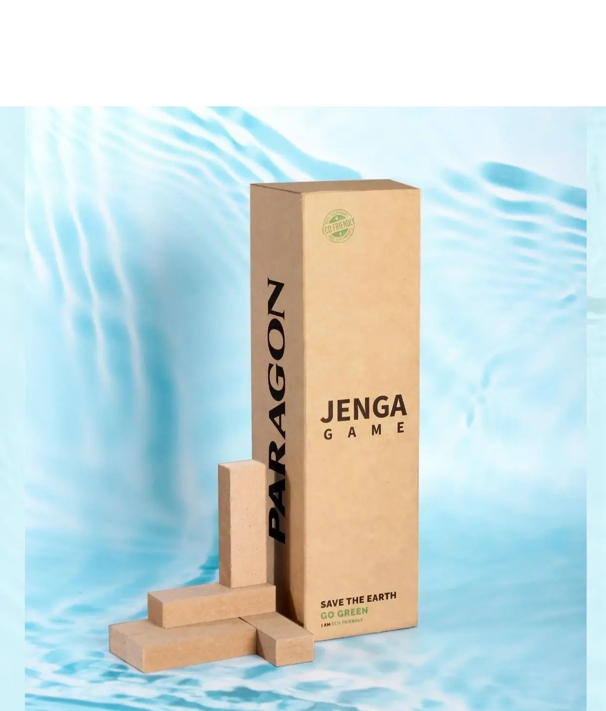 SUM26-13 -- Eco Jenga Tower 54 Blocks
