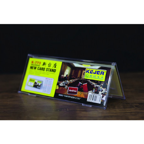 Double-Sided Acrylic Card Stand — TePee - X