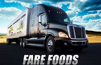 Fare Foods Trucking Fleet.  We deliver concession supplies to 44 states!