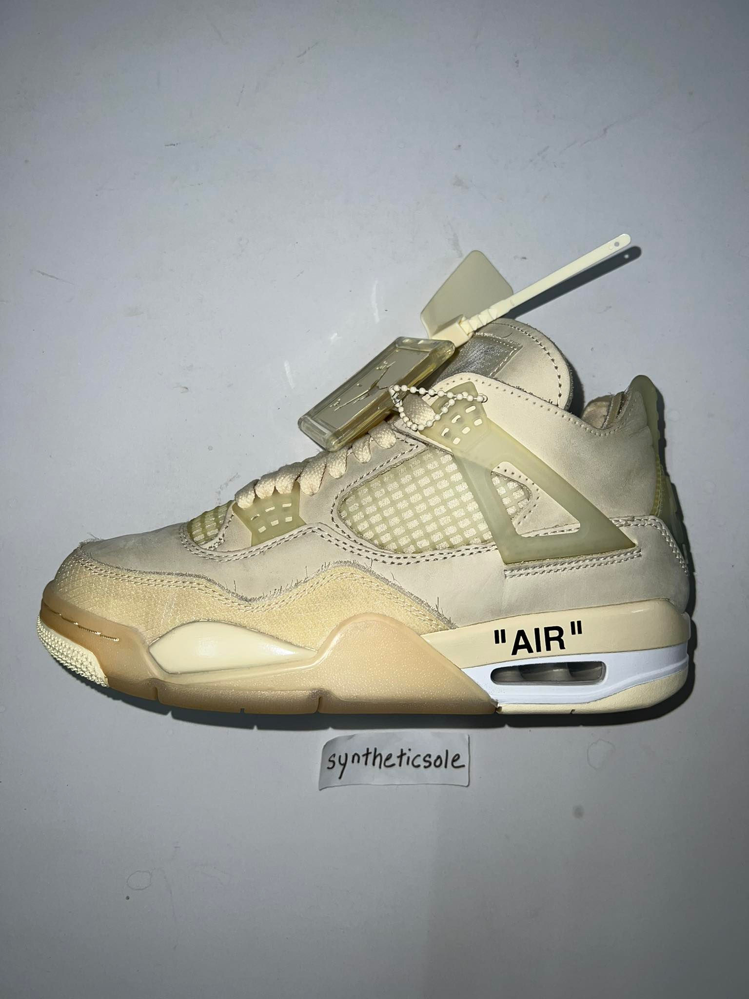 Jordan 4 Retro Off-White Sail (W) US7W