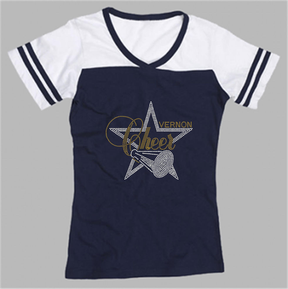 Vernon Cheer Powder Puff Shirt Choose Logo