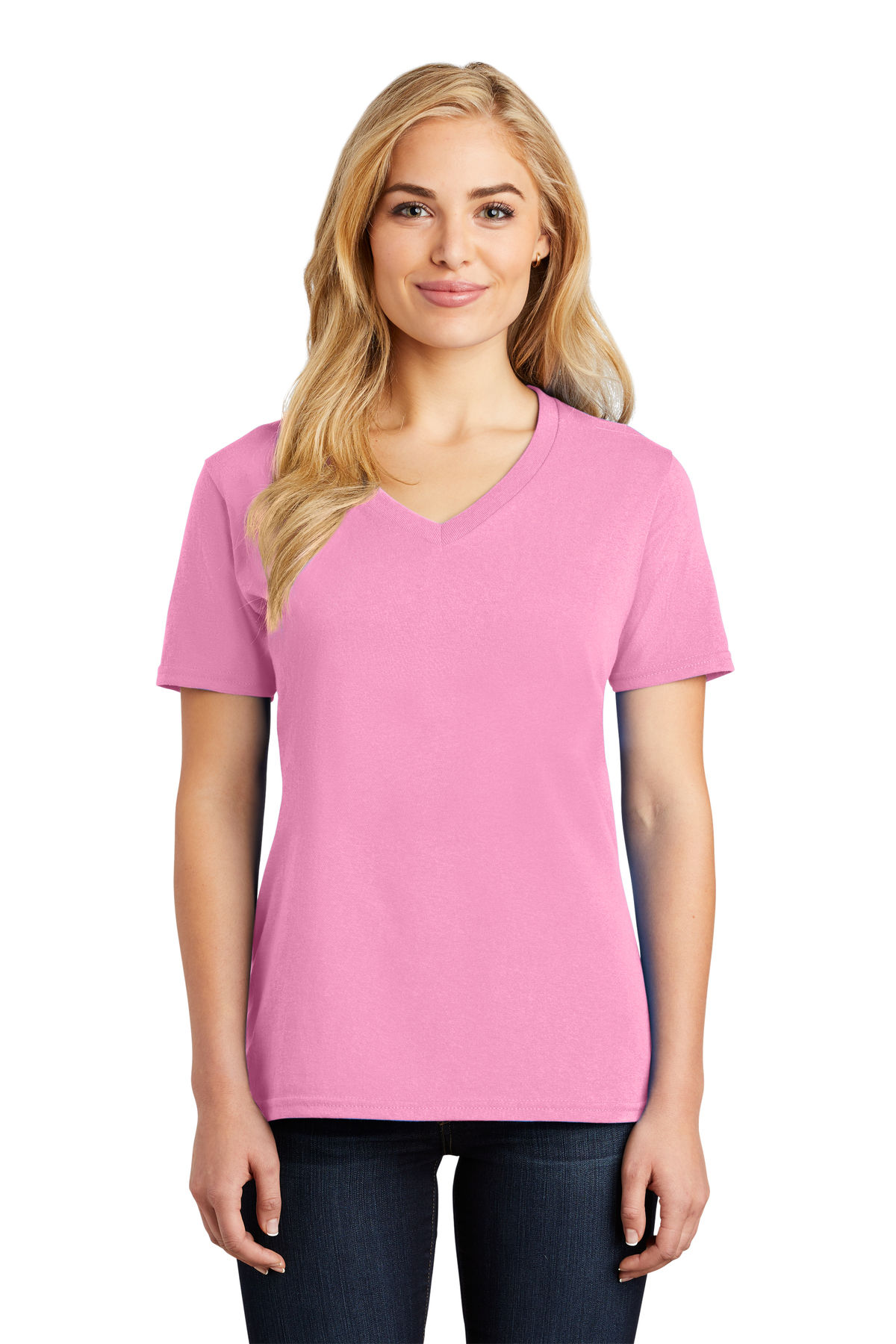 Midstream V Neck T Shirt Choose Your Logo