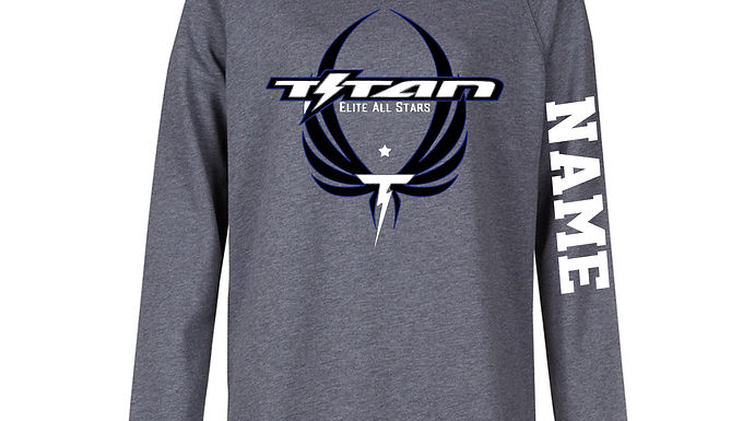 Titan Soffe Crew Pullover W/ Flock Applique