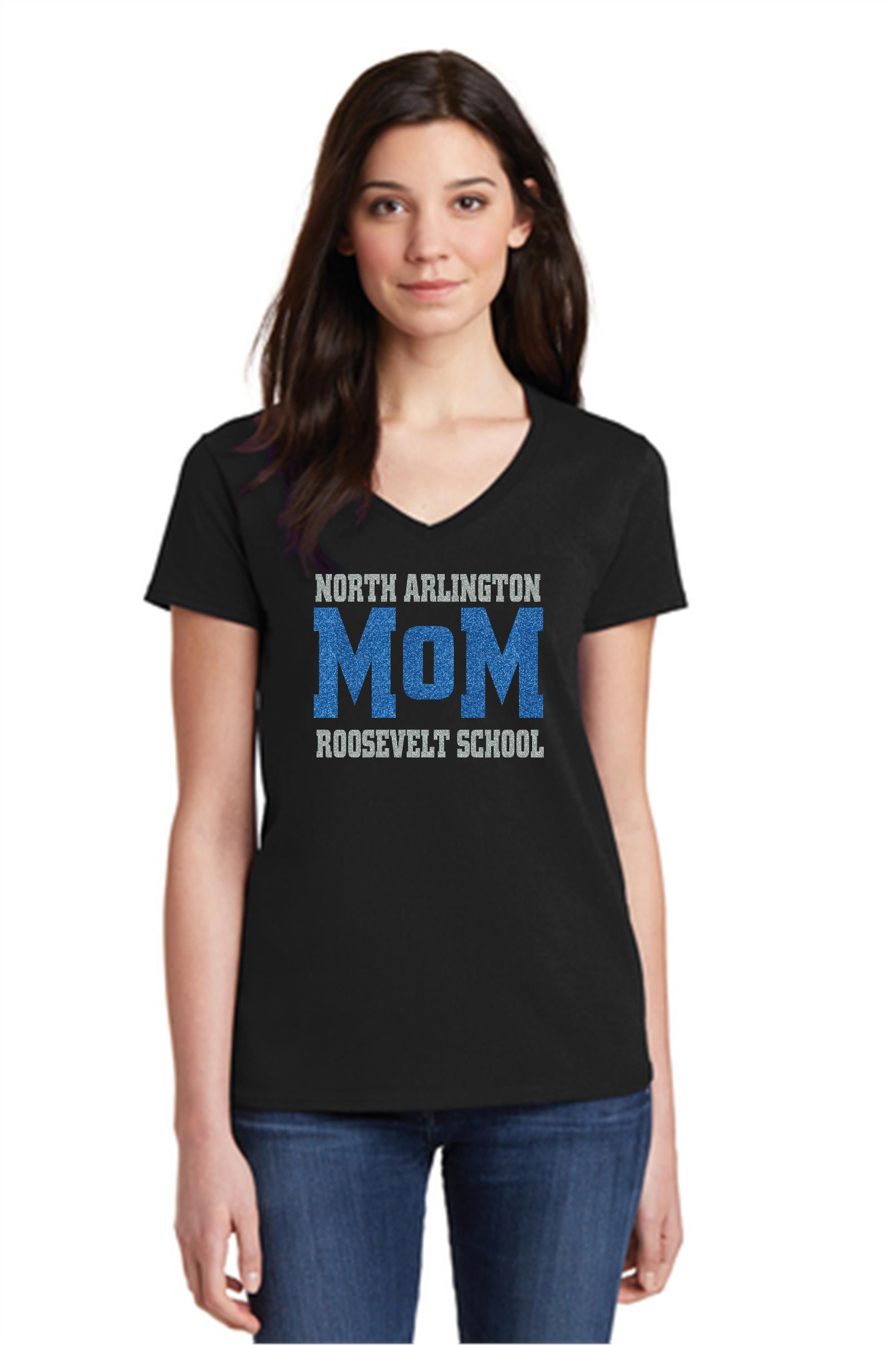 Roosevelt Glitter Mom Shirt