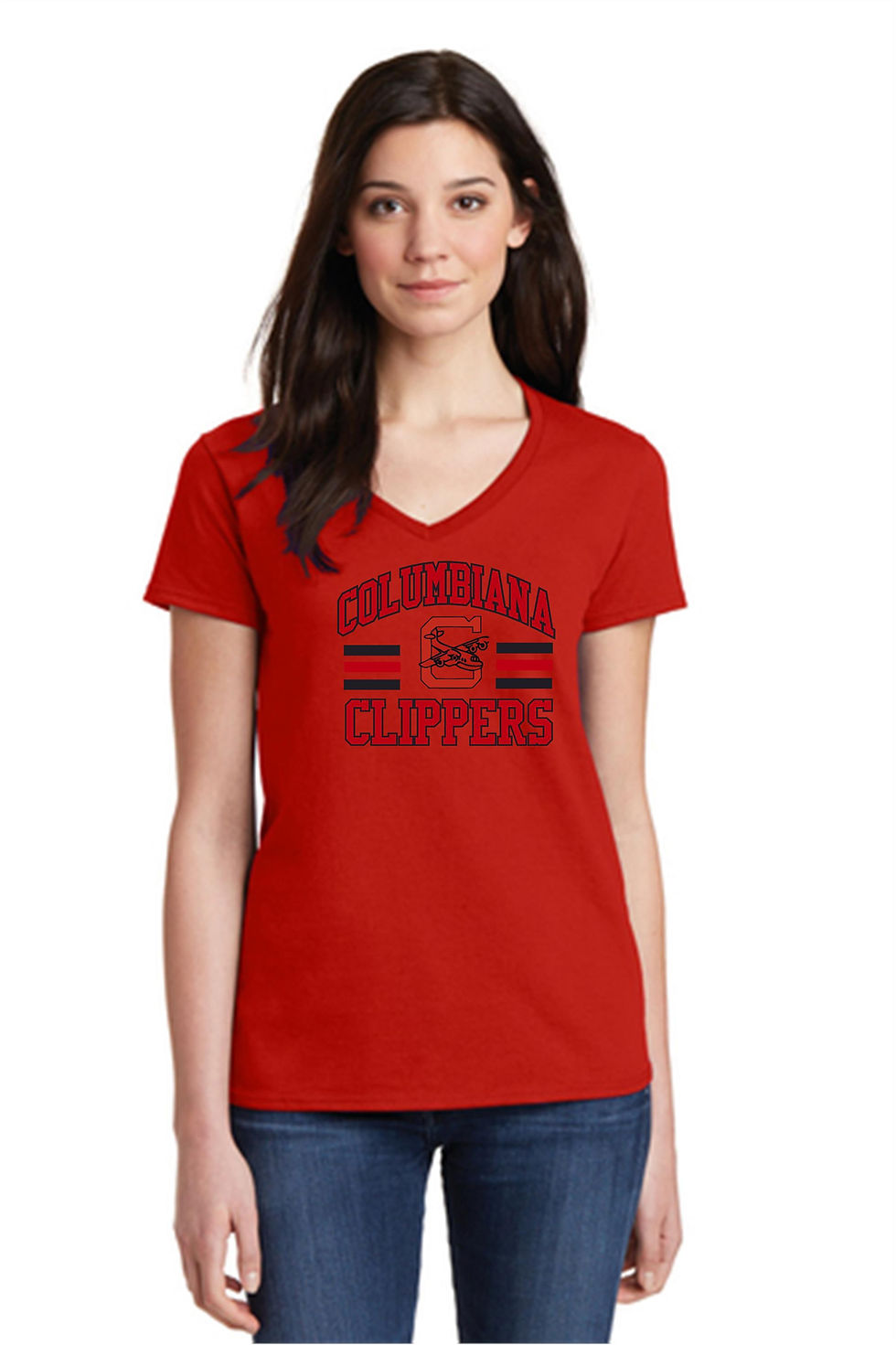 Columbiana V Neck T