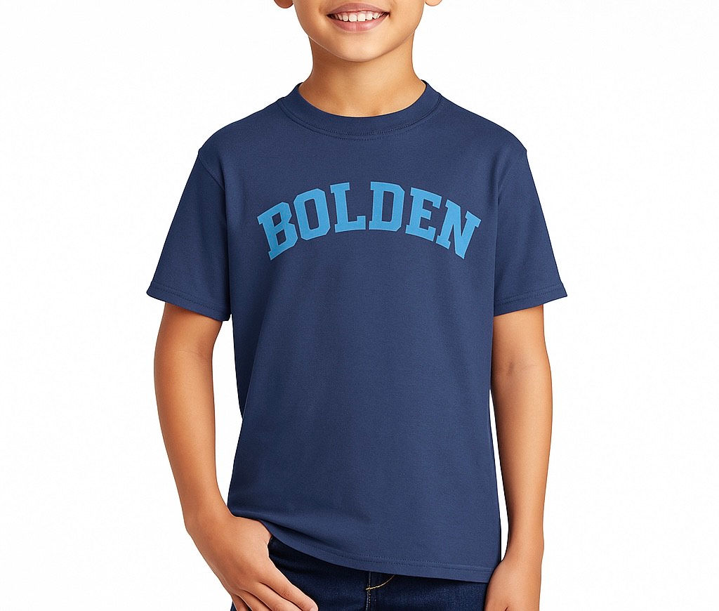 Bolden Blue Puff T Shirt